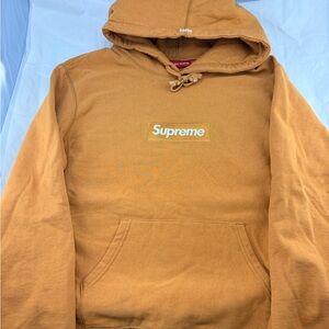 2021 Supreme Box Logo Mustard Size Large